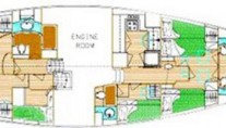 Sailing yacht PLUM -  Layout